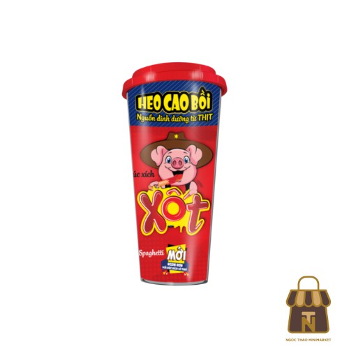 Xúc xích lắc 4 Vị Heo Cao Bồi ly 60g