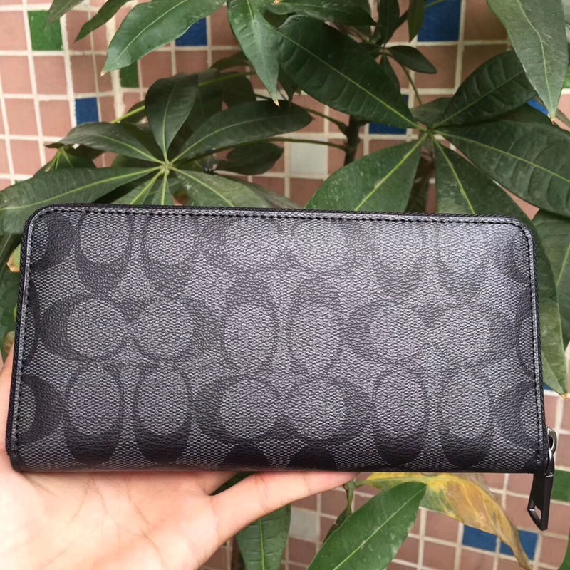 Ví Dài Coach 75000 Chất Liệu PVC Kiểu Dáng Cổ Điển Thời Trang Cho Nam Giới