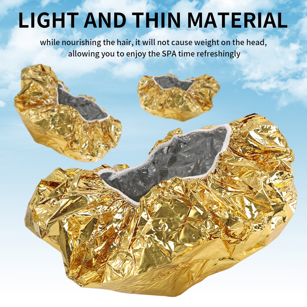 Nón Lá Nhôm Cách Nhiệt Chống Nước Đa Năng Dùng Một Lần Cho Salon Làm Tóc