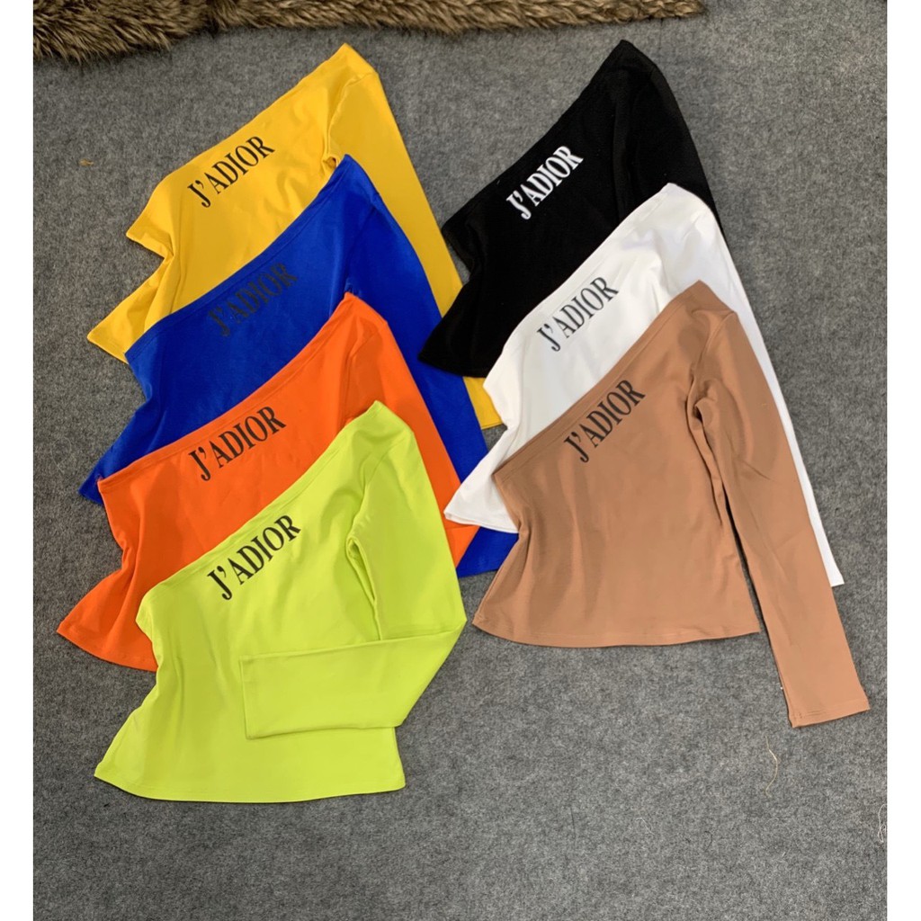 Áo 1 tay bozip in chữ ja chất bozip đẹp