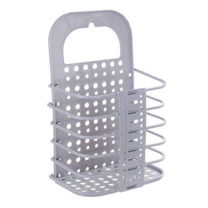 Rổ đựng đồ nhà tắm đa năng gấp gọn tiện dụng kèm móc treo