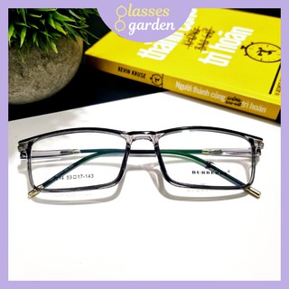 Gọng kính cận kim loại bọc nhựa Glasses Garden dáng chữ nhật nhỏ 1214 - Có lắp mắt theo yêu cầu