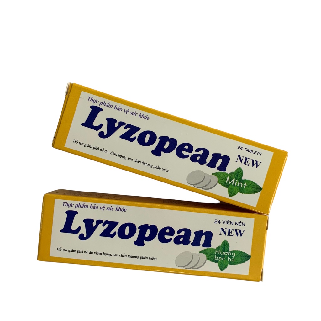 Viên ngậm Lyzopean - Lọ 24 viên