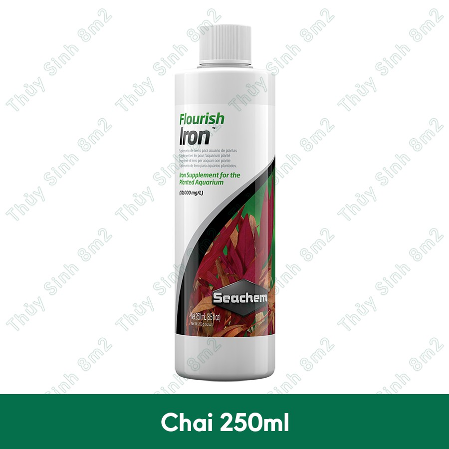 Phân Nước SEACHEM Flourish Iron - Bổ sung Vi Lượng Sắt  Cho Cây Thủy Sinh - 8m2