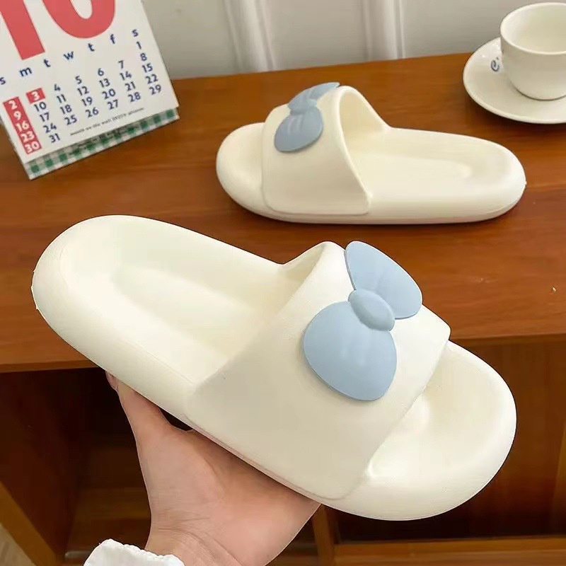 Dép Quai Ngang Đế Dày In Họa Tiết Hoạt Hình Thời Trang Mùa Hè Cho Nữ