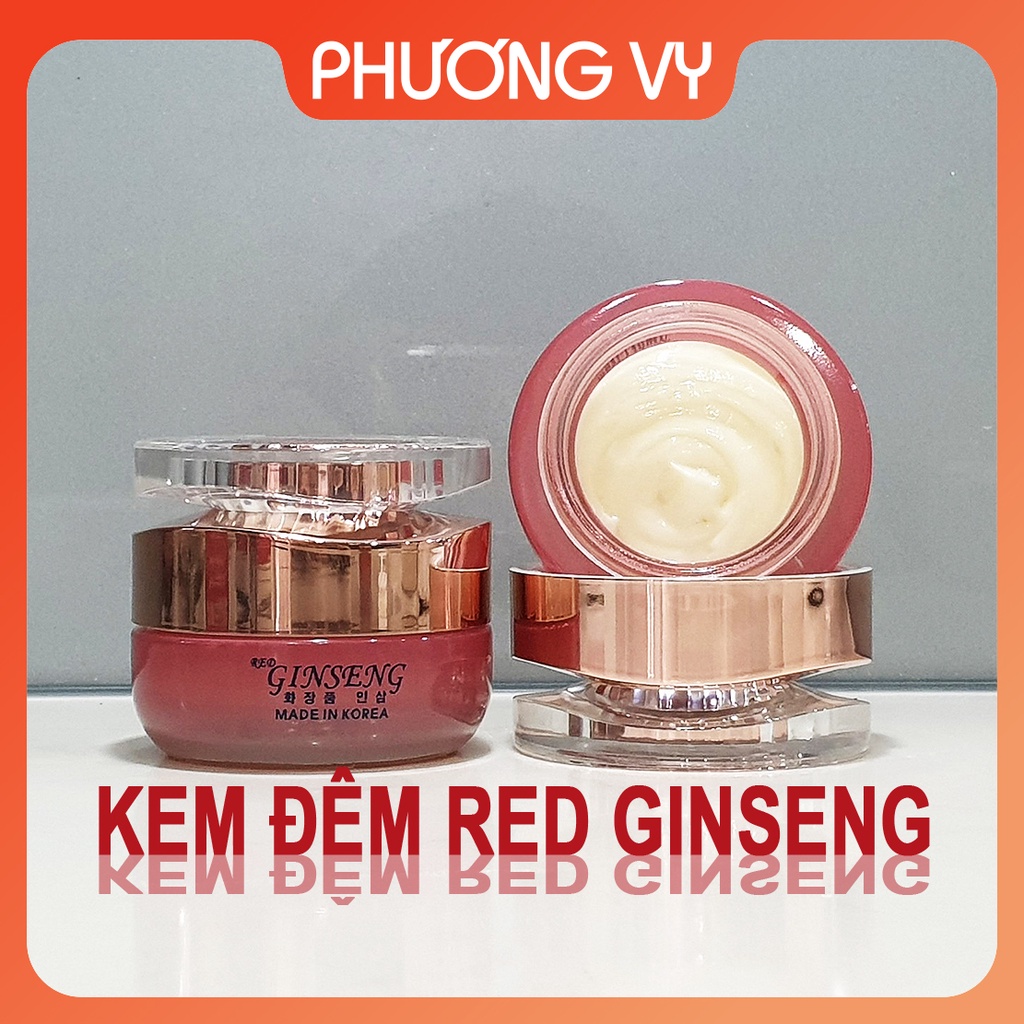 [CHÍNH HÃNG] Kem đêm Red Ginseng Hồng Sâm, giúp làm sạch nám tàn nhang và dưỡng trắng da, kem sâm, mỹ phẩm Ginseng.