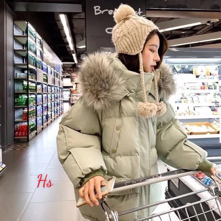 Áo phao 5 mau lông chồn THÚY VI STORE SP000547