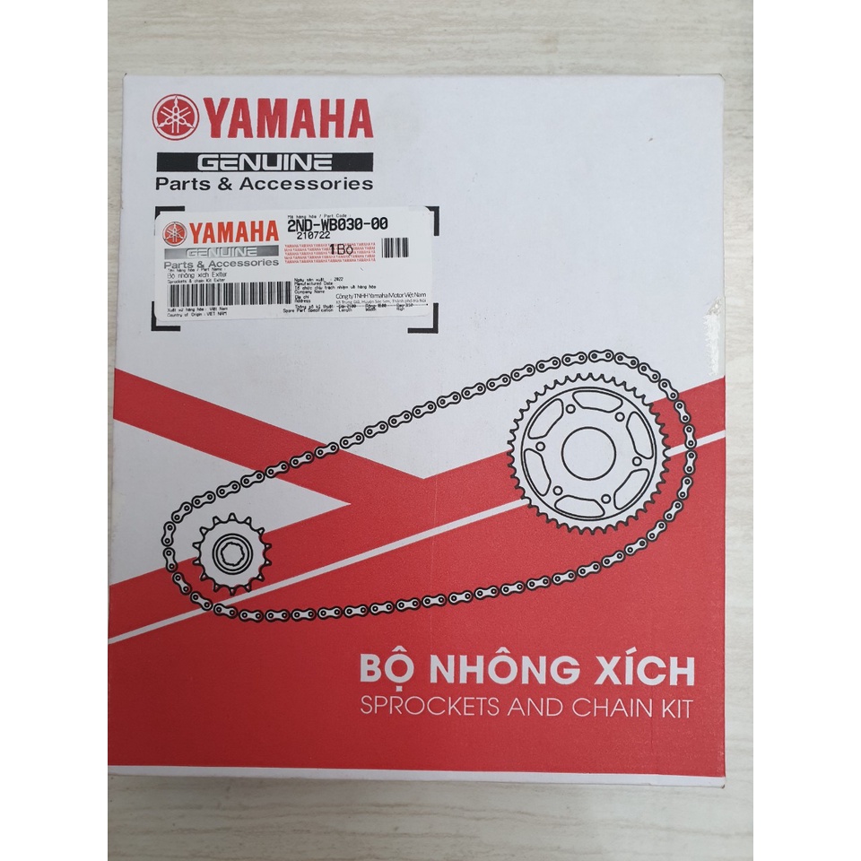 Bộ Nhông Xích xe Máy ,Nhông sên Đĩa cho xe số YAMAHA chính hãng