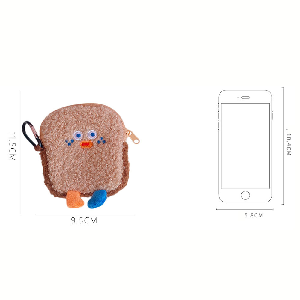 Túi Đựng Tai Nghe Hình Bánh Mì Xinh Xắn