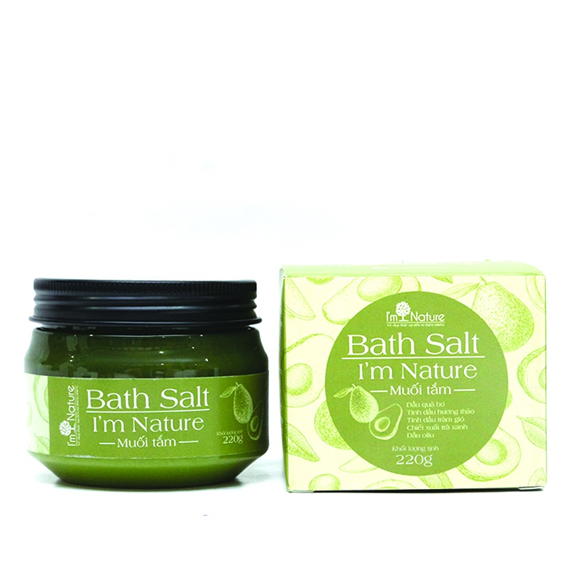 Muối Tắm Thảo Mộc I'M NATURE Giảm Mụn Lưng - Rôm Sảy - Thâm Nang Lông 220Gr | BigBuy360 - bigbuy360.vn