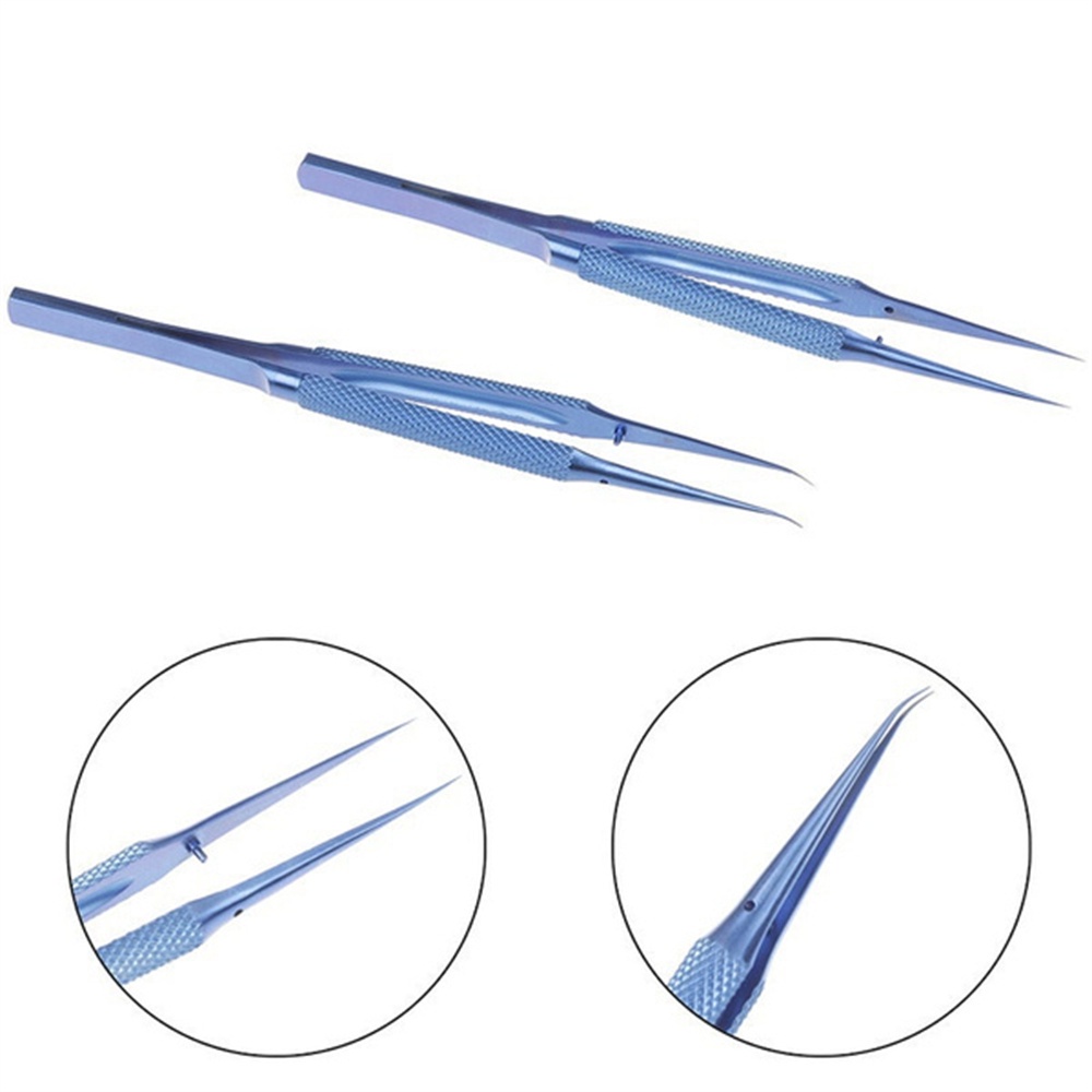 Nhíp Sửa Chữa Bo Mạch Dấu Vân Tay Augustine 14cm 0.15mm Viền Titan Hợp Kim Cho Điện Thoại