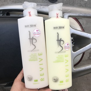 Bộ dầu gội xả phục hồi tóc khô xơ hư tổn Nexxen Hairogy Repair Shampoo S1 - 1000ml