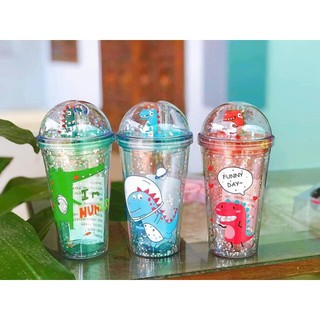 Bình Đựng Nước Khủng Long 3D Cho Bé