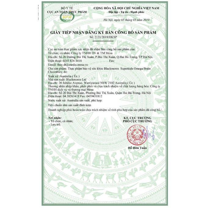 Viên nhai bổ sung omega Blackmores Superkids Omega Brain date 9/2021 | Thế Giới Skin Care