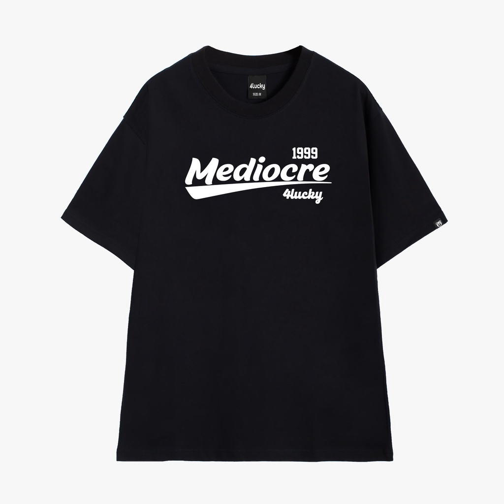 Áo thun trơn unisex 4lucky 6032 - tay lỡ form rộng oversize streetwear