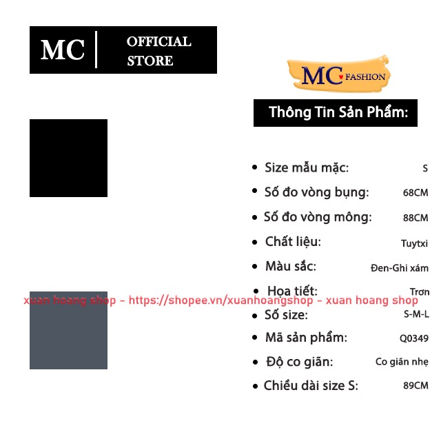 Quần Tây Nữ Lưng Cao Kiểu Âu Công Sở Baggy Mc Fashion, Đen, Ghi Xám Đẹp, Size Đủ, Chất Vải Co Giãn Nhẹ, Mát Q0349