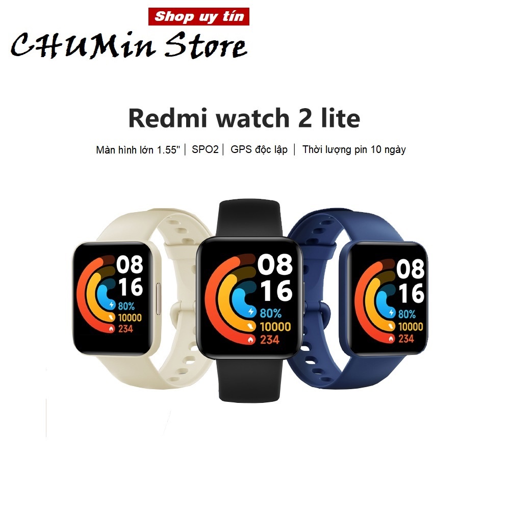 Đồng hồ thông minh Xiaomi Redmi Watch 2 lite – Phiên bản nâng cấp của Mi Watch Lite