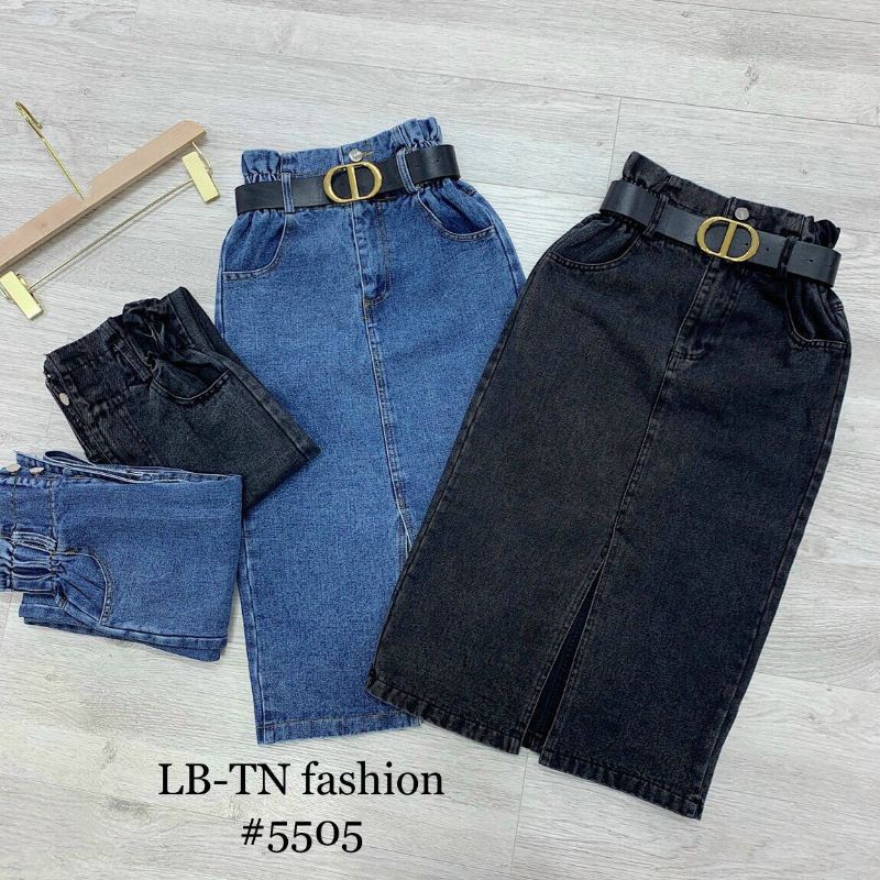 Chân váy Jean dáng dài siêu hot TV5505