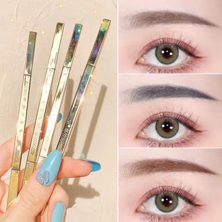 Chì Kẻ Mày xixi Bút Kẻ Mày hai Đầu Không Thấm Nước màu nâu