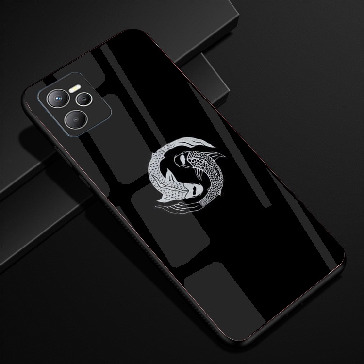 Ốp Lưng Kính REALME C35 Hình in 3D sáng bóng cao cấp