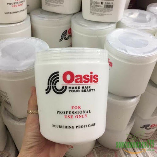Kem ủ tóc OASIS 1000ML phục hồi hư tổn Hấp ủ tóc thẳng mượt bổ sung collagen LOẠI 1 CT77