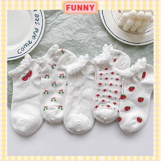 Tất ngắn cotton vớ nữ thời trang Hàn Quốc vớ ren dễ thương