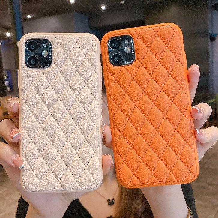 Ốp điện thoại da cừu cho iPhone 12 Mini 11 Pro Max X XR XS 8 7 se 2020