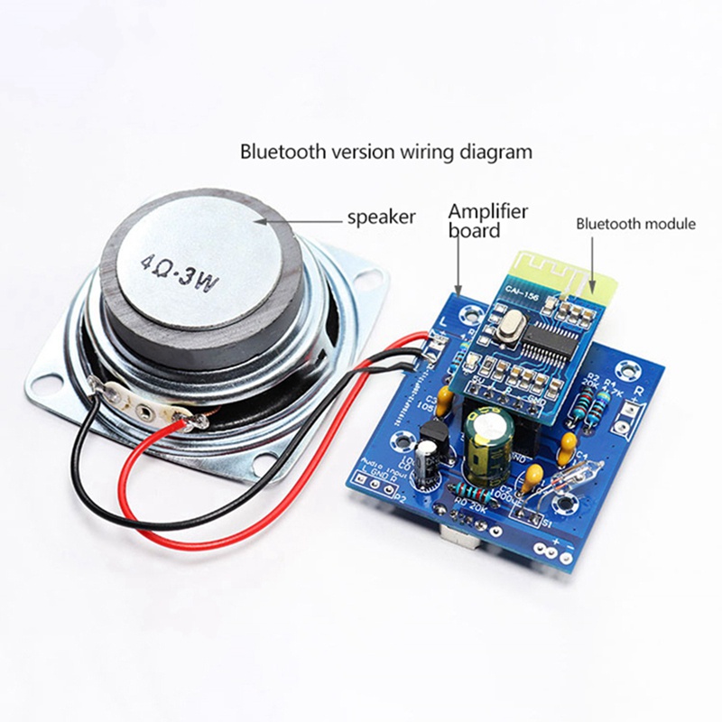 Bộ Loa bluetooth Khuếch Đại Âm Thanh Điện Tử Tự Lắp Ráp Chuyên Dụng