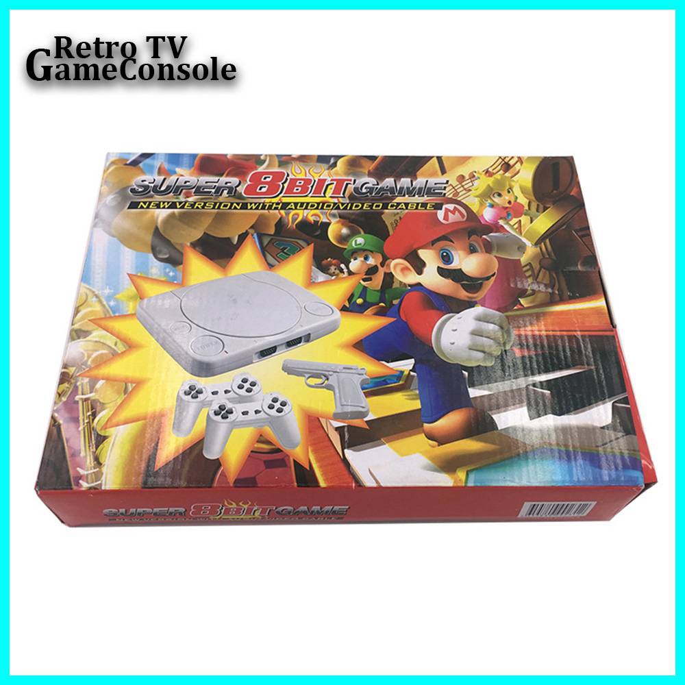 Pistol Gamepad TV Game Console With Game Tape Built In 600 Retro Video Games READY STOCK