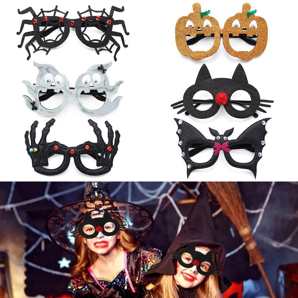 Gọng Kính Hình Mạng Nhện Độc Đáo Trang Trí Tiệc Halloween Cho Bé