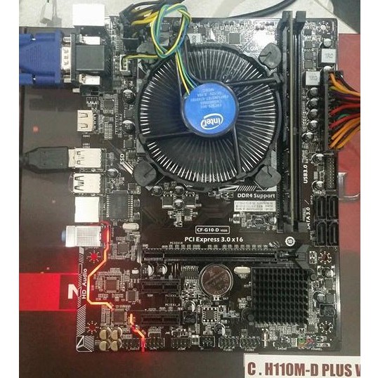 Combo Cpu G3930, Main H110, Ram 8G socket 1151