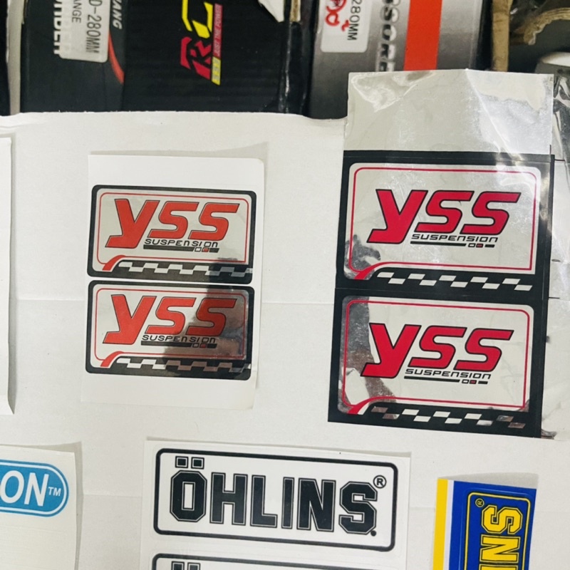 Tem lẻ dán phuộc xe ohlins yss rcb nitron ….