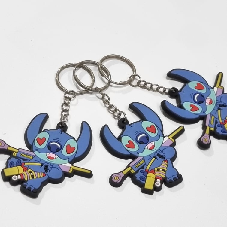 Móc Khóa Cao Su Loại Mỏng Xinh Xắn Đáng Yêu (không có bìa) Tiện Lợi