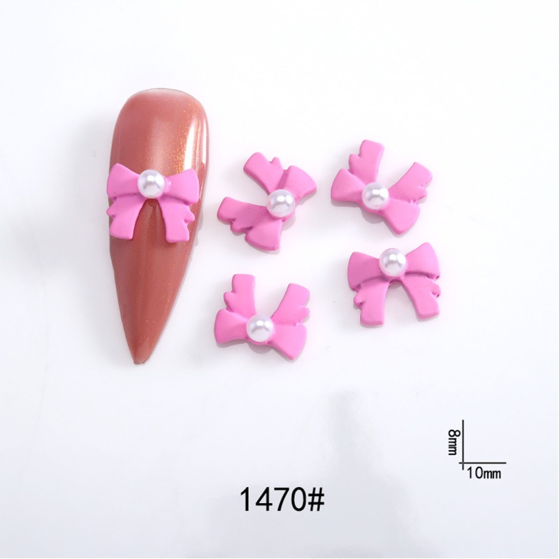Set Hạt Nơ 3D Đính Móng Tay Nghệ Thuật