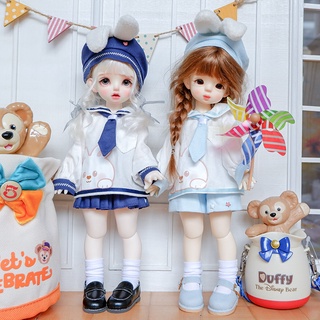 1 6 doll size outfit yosd BJD baby clothes, rabbit, bear, sailor suit, 1 6 plus size doll clothes, thumbnail