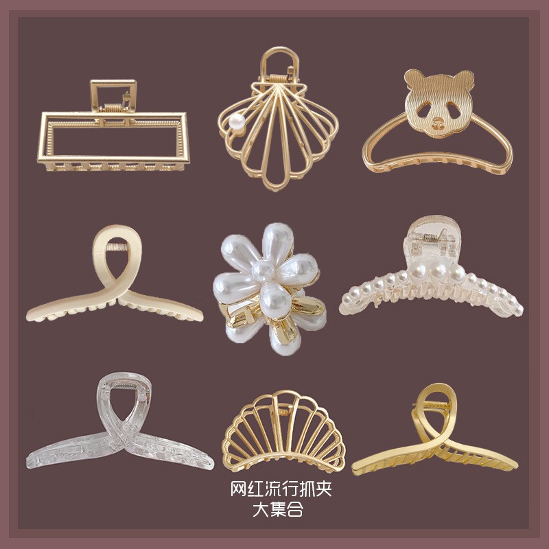 Kẹp tóc bằng kim loại phong cách Hàn Quốc thời trang cho nữ