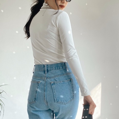 Áo thun len body dài tay cổ cao giữ nhiệt Mia Ritta A2006 | BigBuy360 - bigbuy360.vn