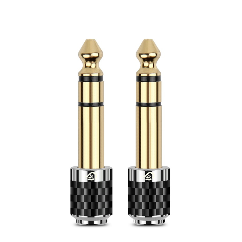 1 Đầu Nối Âm Thanh Chuyển Từ 6.35mm 1 / 4 "Sang Ổ Cắm 3.5mm 1 / 8" Cái