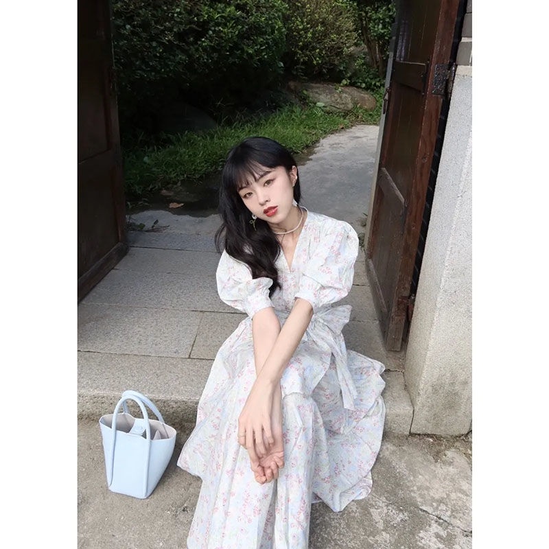 Đầm Hoa Thiết Kế Mới Xinh Xắn Thời Trang Mùa Hè Dành Cho Nữ