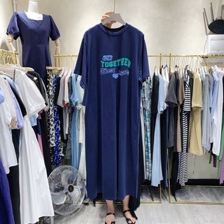 Đầm bigsize dáng suông thun dày dặn form rộng