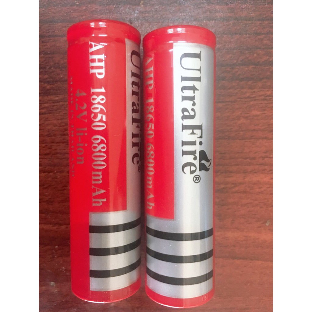 1 Viên Pin 3.7V 4200mAh Ultra Fire, Ultra 6800mah mã 18650 dùng cho đèn pin, quạt , sạc, điều khiển ...