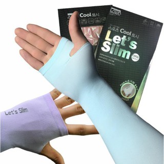 [HCM] Găng Tay Chống Nắng Xỏ Ngón Lets Slim Hàn Quốc