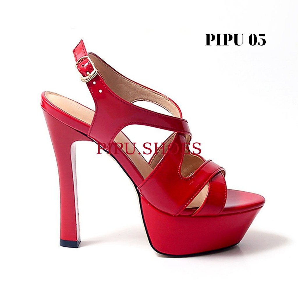 Giày cao gót đế đúp 12cm & 13cm, sandal cao gót nữ trên 10cm catwalk hoa hậu