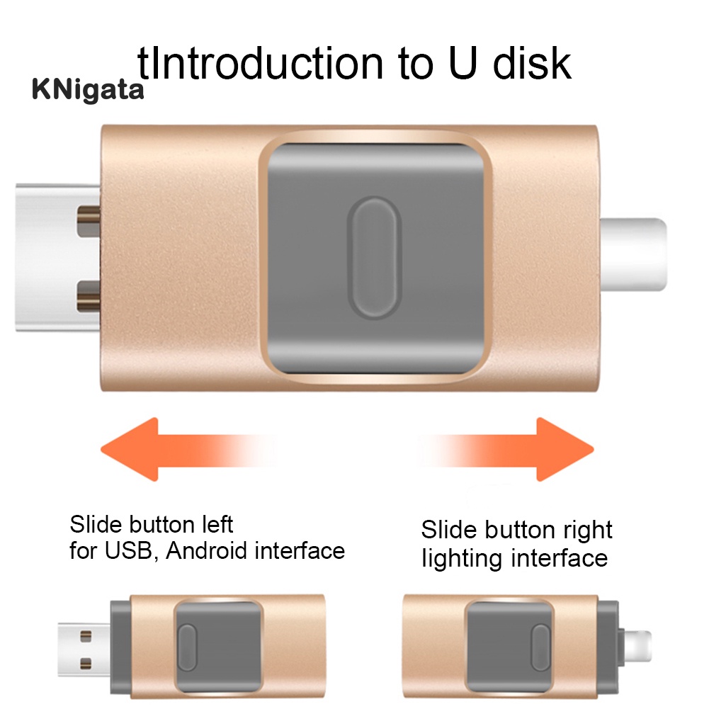 Kk Usb 3.0 Otg 8 / 16 / 32 / 64g 3 Trong 1 Cho Điện Thoại / Pc | BigBuy360 - bigbuy360.vn