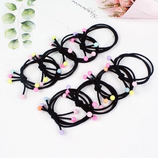 Set 10 dây buộc tóc 3 hạt cherry phong cách hàn quốc
