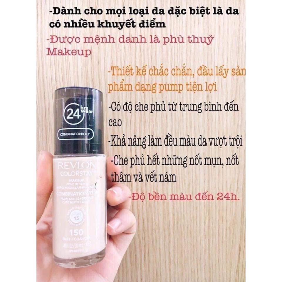 Kem Nền Revlon ColorStay 24hrs Makeup Oil