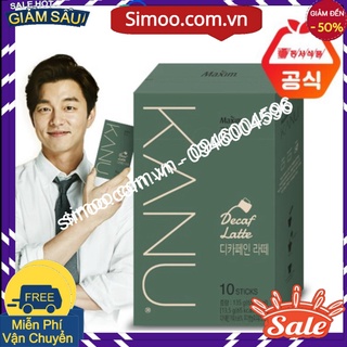 💥 ⚡ sản phẩm chính hãng 💥 ⚡ cà phê kanu decaf latte - 카누 디카페인 라떼 10t