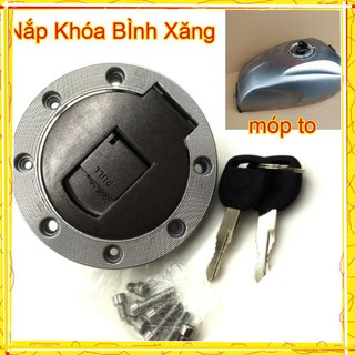 BỘ NẮP KHÓA CHO BÌNH XĂNG LỚN 💎 ,Hơp kim nhôm khổng rỉ , chìa khóa đầy đủ