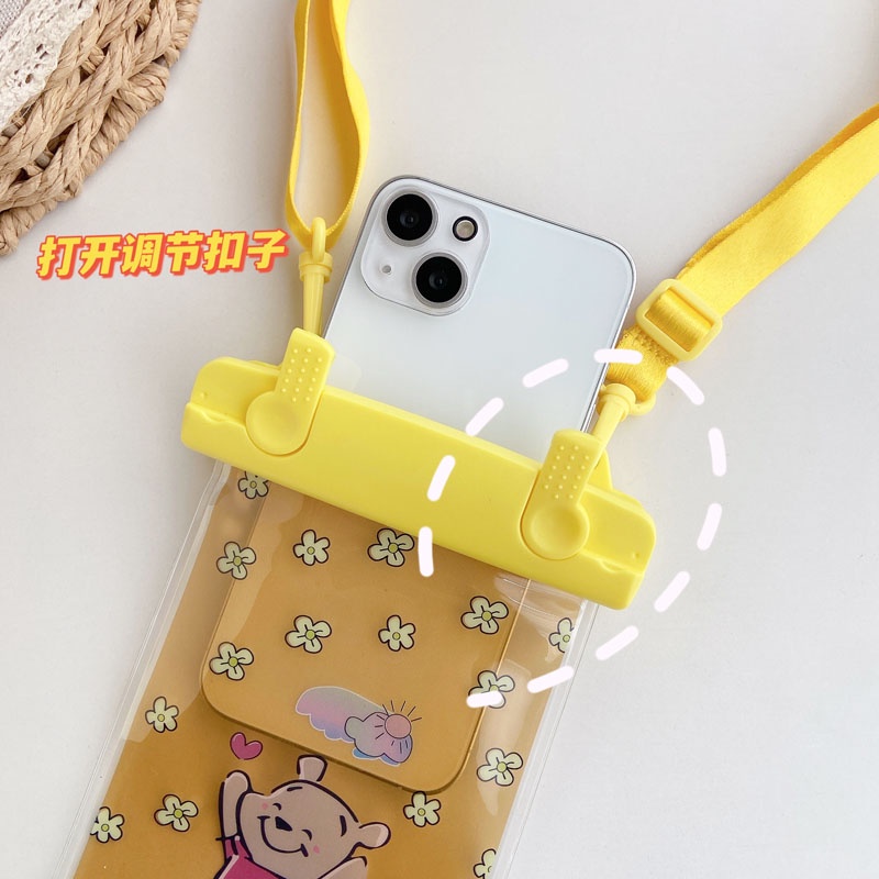 Túi PVC Trong Suốt Chống Thấm Nước Đeo Chéo Đựng Điện Thoại 6.7 Inch Ốp