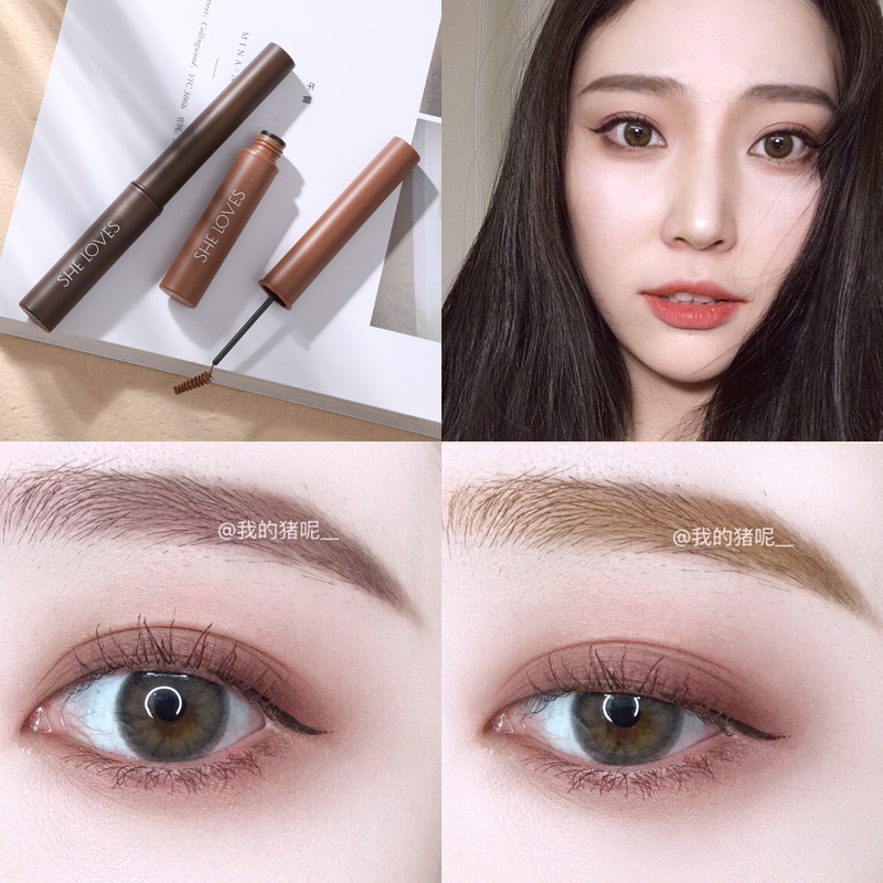 Mascara lông mày SHE LOVES nghiêng 45 độ chống thấm nước lâu trôi